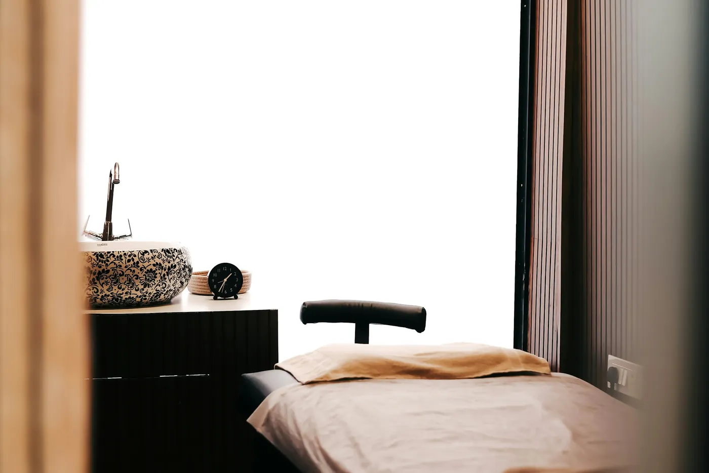 Quiet treatment room with natural light