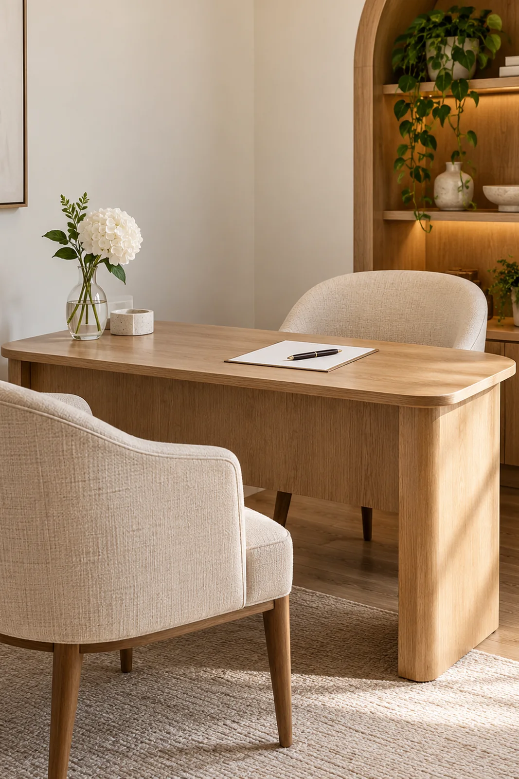 Calm, modern clinic reception