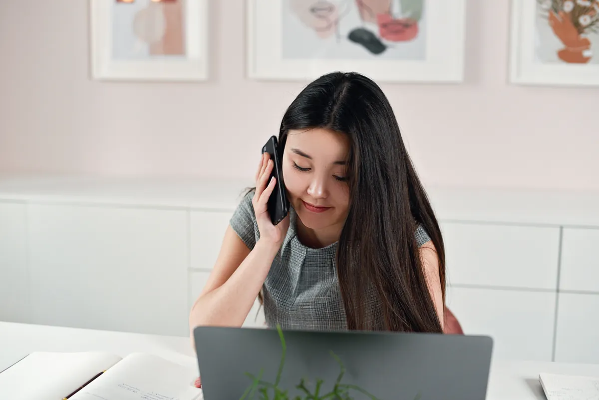 Client booking an appointment online
